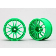 TW-4213G YOKOMO ENKEI RACING GTC 01 Wheels (Green)