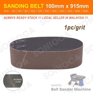 [Ready Stock] Sanding Belt 100mm x 915mm (4" x 36") - 1pc / for Sanding Machine Sander 100*915mm bel