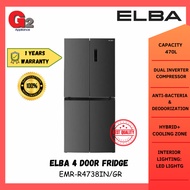 ELBA 4 DOOR FRIDGE EMR-R4738IN/GR