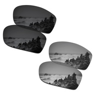 2 Pairs POLARIZED Replacement Lenses for Fives Squared (4+1)² Sunglasses Frame | Easy To Install | F