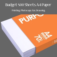 500 sheets budget A4 printing paper stationery 70g A4P001