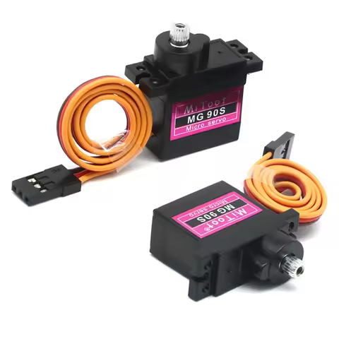MG90S 4.8V 9g Metal Gear Analog Micro Coreless Servos Upgraded SG90 For Vehicle Helicopter Car Truck