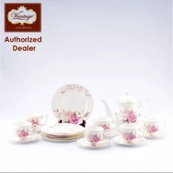 😍 Tea set vantage 20 pcs Pink blossom rose 😍