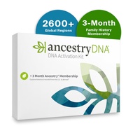 AncestryDNA Genetic Test Kit + 3-Month Ancestry World Explorer Membership: DNA Ethnicity Test, Find 