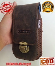 SARUNG HP KULIT ASLI HPK1A KICKERS - DOMPET HP KULIT ASLI