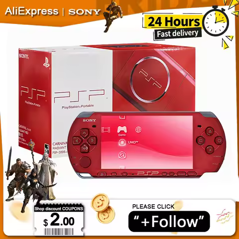 Original Sony PSP3000 PlayStation Portable PSP 3000 (PSP-3006) Sony Handheld Arcade Game Console (+F