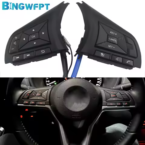 New Car Styling Cruise Control For Nissan Qashqai J11ZGL Serena C27 2018-2022 Steering Wheel Switch 