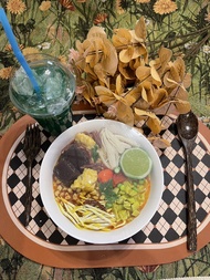 ขนมจีนน้ำเงี้ยว โมเดลอาหาร อาหารปลอม โมเดลอาหารไทย