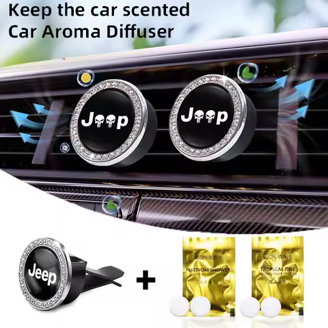 Air Outlet Aromatherapy Clip Car Solid Perfume Freshener For Jeep Wrangler Rubicon Renegade Compass 