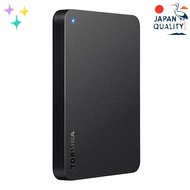 .co.jp Exclusive TOSHIBA Canvio Portable External HDD USB 3.2 (Gen1) Compact Hard Drive — 1TB / 2TB 