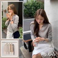 [️] ounce 26 Spring Summer Ms. Kids Korea Daigou Alpaca Mohair V Lapel Sweater