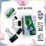 G-STAR / SIPRI Black Butterfly Clips of All Sizes (15mm - 51mm) - Box of 12, Strong Clamping Force, 