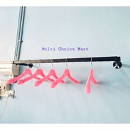 Cloth Hanger / Wall Cloth Hanger / Penyangkut Baju Besi / Penyangkut Besi Dinding / Ampaian Baju Din