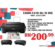 Canon E410 All In One Printer Print Scan Copy ( Secondhand Printer )