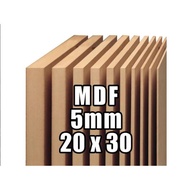 PAPAN KAYU MDF UKURAN 20 x 30 cm Tebal 5mm
