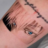 5Pcs/Pack Jujutsu Kaisen Gojo Satoru Eyes Waterproof Tattoo Stickers Non Reflective Rea