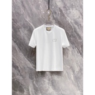 GUCCI/GUCCI 2026 Round Neck Short-Sleeved T-Shirt Couple Style Men Style Letter Niche Trendy Inner F