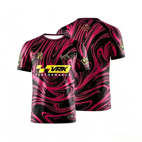VRK Series Graphic T Shirts Men Hip Hop Streetwear Casual Sports Short Sleeve Jersey