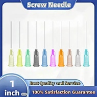 10pcs 25mm 1-inch 14G-30G Plastic accurate stainless steel tip blunt glue dispensing needles, Stainl