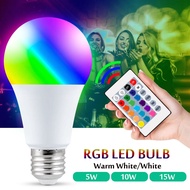 RGB LED BULB 10W E27 REMOTE CONTROL RGB BULB/ E27 FITTING COLORFUL BULB/
