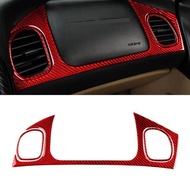 Red Carbon Fiber Passenger Dashboard Cover Trim For Chevrolet Corvette C5 98-04