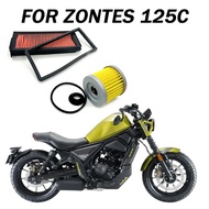 New Motorcycle Accessories Filter Element Engine Oil Filters Filtration For ZONTES 125C C125 125 C