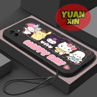 เคสโทรศัพท์ Samsung Galaxy A05 A05S A04 A04E A7 2018 Sanrio อะนิเมะการออกแบบการ์ตูนคิตตี้นุ่ม TPU กรณี