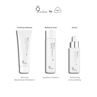 9wishes Rice Line - Foaming Cleanser/Refining Toner/Serum