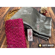 NEW ARRIVAL BRIDEMAIDS TISSUE SAREE