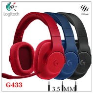WZ Logitech G433 Gaming Headphones 7.1 Surround for All Gamer Wired Headsets with MIC for PC PS4 Xbo