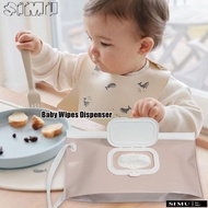 SIMULR Baby Wipes Holder, Refillable Portable Baby Wipes Dispenser,  Resuable Wipes Dispenser for Hi