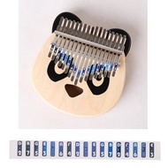 Colored stickers for 17-key kalimba, 21-key kalimba for beginners