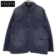 Nigel Cabourn 【LYBRO】海軍藍帆布連身工作服外套，46碼（二手）