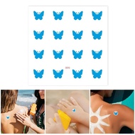 seng 10 Sheets Sun Patches Detection Sticker Sun Sticker for Sports Travel Outdoor