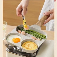 11.6 Egg Burger Frying Pan Medical Stone Non-Stick Pan Three-in-One Frying Pan Induction Cooker Univ