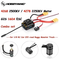 HOBBYWING EZRUN MAX8 G2S 160A ESC w/ 4268 4278 2500KV 2250KV Motor Senored Combo set for 1/8 RC Car 