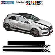 Edition 1 AMG Car Hood Decal Side Stripes Skirt Sticker For Mercedes Benz A Class W177 V177 A35 A45 