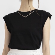 Melvee - Pattie Top - Urban Collection - Latest Women's Sleeveless T-Shirt Tops