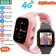 4G Smart Watch Kids Wifi Video Call SOS Tracker IP67 Waterproof Kids Smart Watch Camera Phone Call Watch