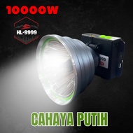【Great discount】Lampu Kepala LED Thailand/Headlight/15000W/10000W HL-8888 & HL-9999Y/W/Rechargeable/