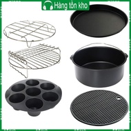 WIN Essential Kit Air Fryers Cooking Supplies Cake Mold Pizza Tray Silicone Mat Multifuntional Rack Air Fryers Accessori