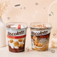 Biscolata Mood Biscuit Chocolate Jar Snack Biscolata Caramel Macchiato Chocolate Biscuit
