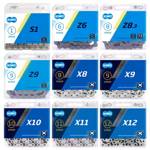 KMC-Road Bike Chain, MTB Bicycle Chains for Shimano SRAM Bikes Part, 6, 7, 8, 9, 10, 11, 12 Speed, S
