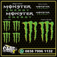 Cutting sticker monster energy sticker Reflective