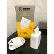 CHARGER CASAN REALME 67W TYPE C ORIGINAL 100% SUPERDART 2IN1 CHARGING KIT VOOC ADAPTER SMART CHARGIN