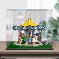 Transparent Acrylic Display Box For LEGO 10257 carousel Storage Case Dustproof Cover