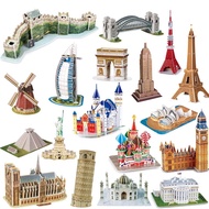 Model Jigsaw House 3d Puzzle 3d For Children Assembly