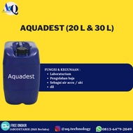 Aquadest / air suling / distilled water 