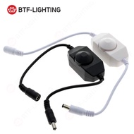 BTF-LIGHTING LED Dimmer Brightness Adjustment Controller for DC12-24V Single Color LED Strip FCOB Br