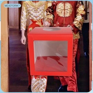 [mojotorw7] Lottery Box Square Donation Ballot Box for Hotel Holiday Wedding Props